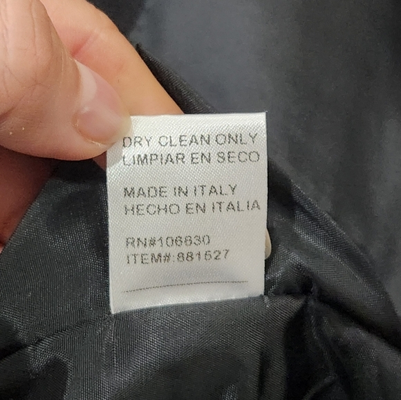 Cashmere 100% Hathaway Platinum Blazer Black Jacket MADE IN ITALY Size 38 SHORT - Picture 9 of 10